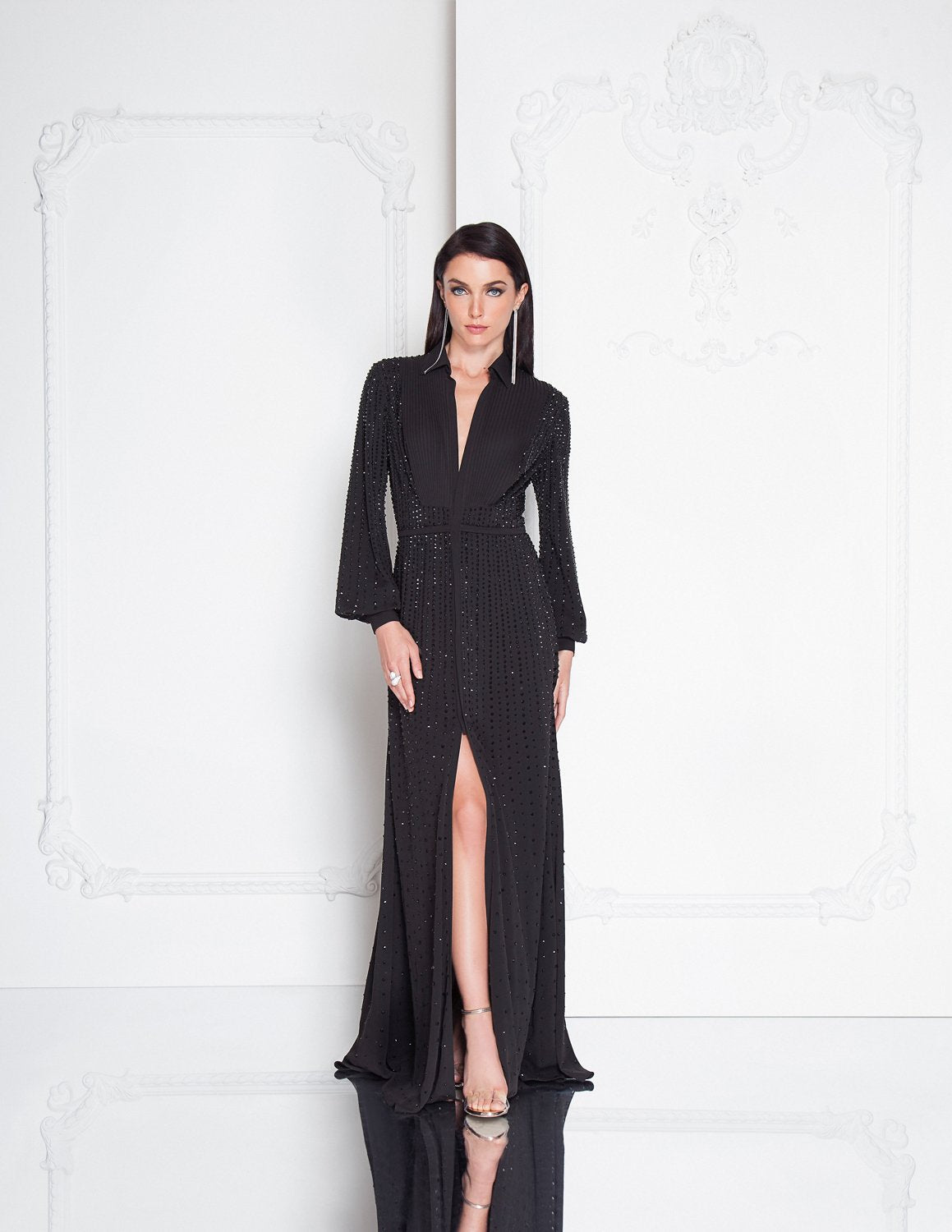 Terani Couture Style 1812E6274 Evening Gown front view