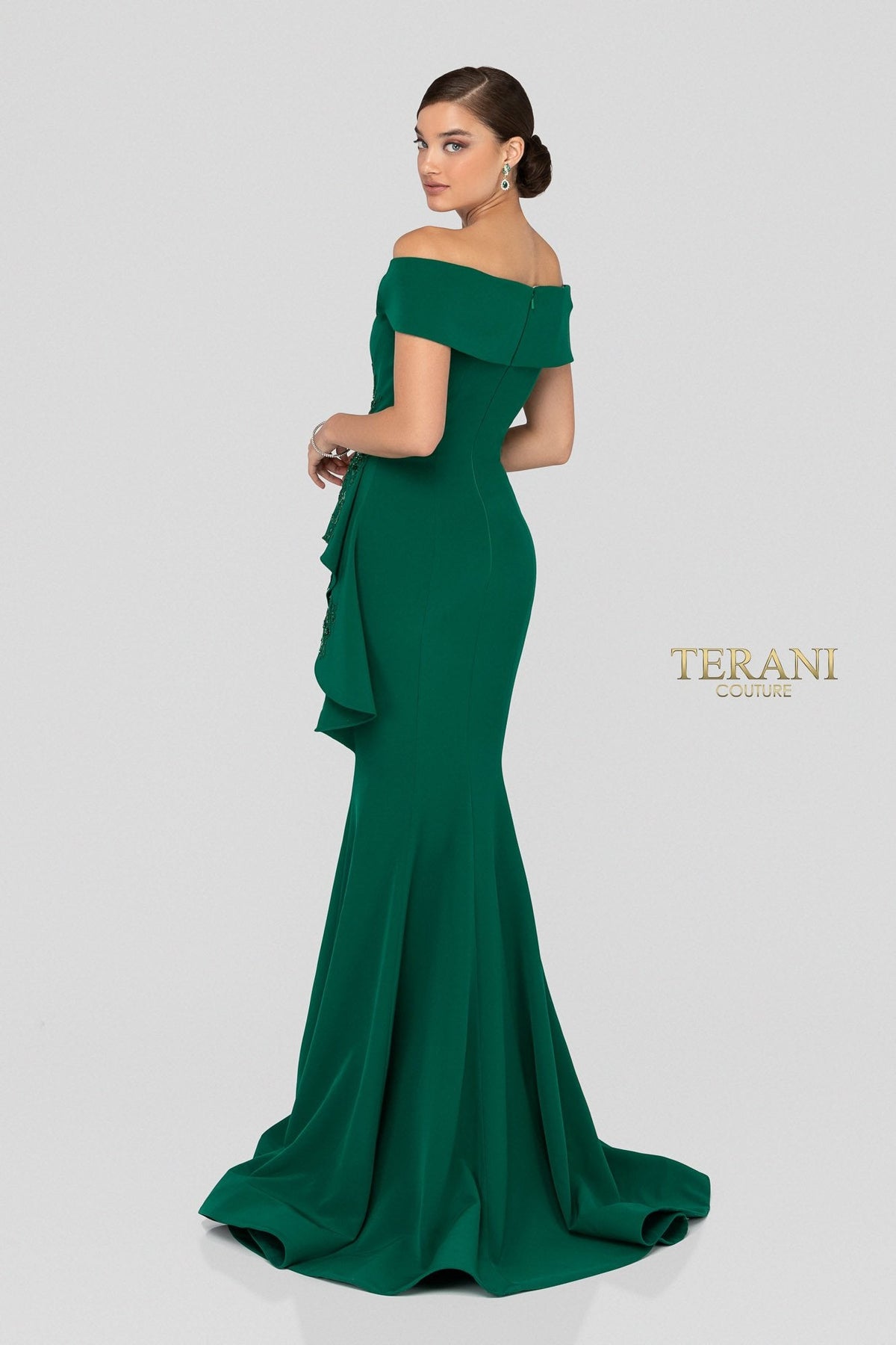 Terani Couture Style 1911M9339 Mother of the Bride Dress view 8
