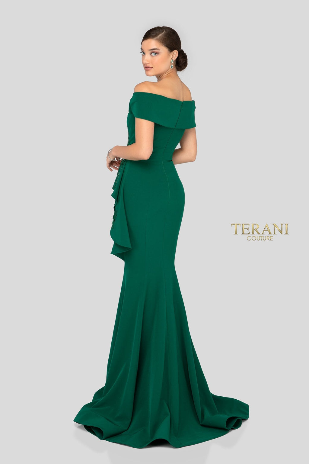 Terani Couture Style 1911M9339 Mother of the Bride Dress view 7