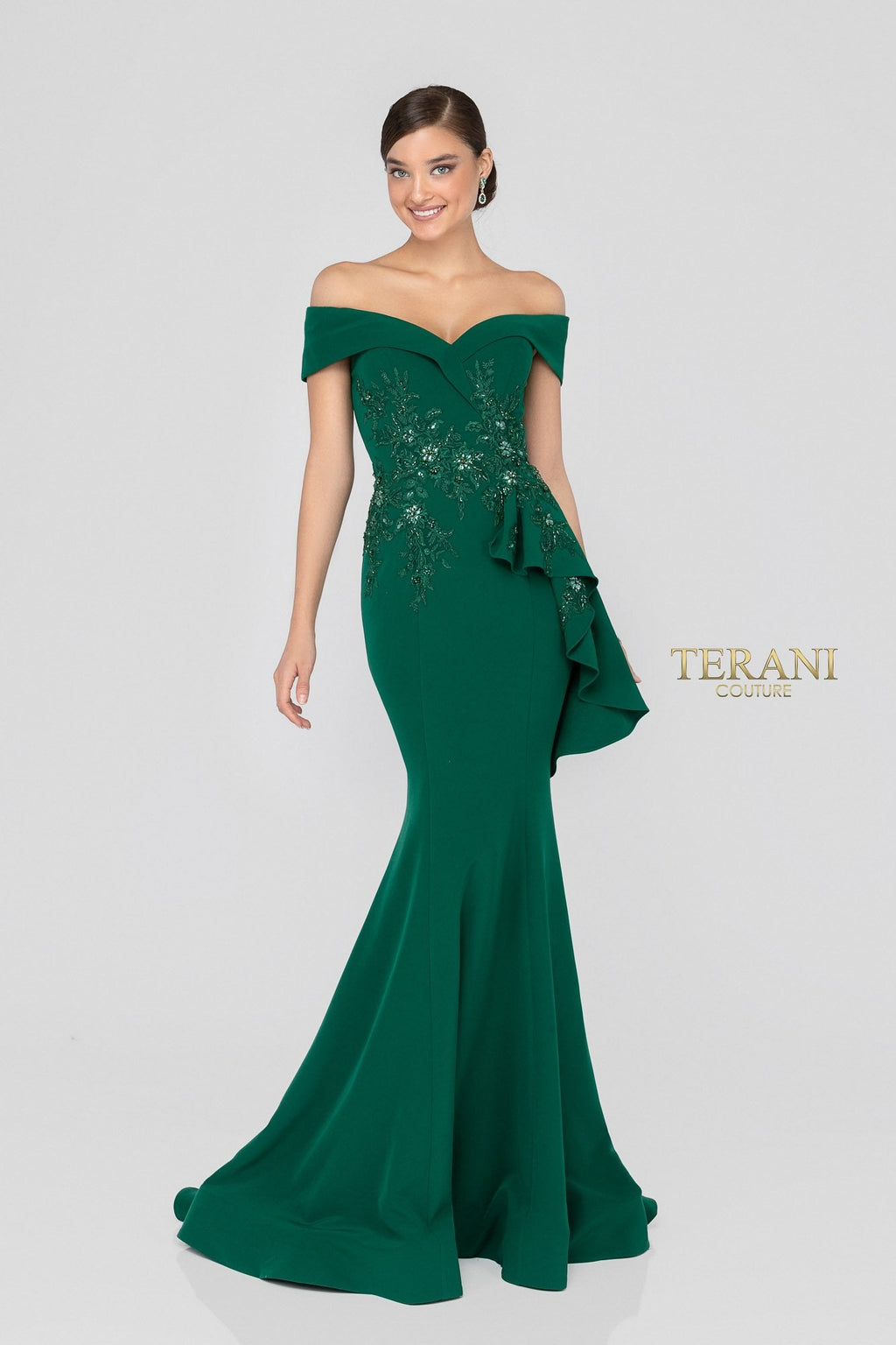 Terani Couture Style 1911M9339 Mother of the Bride Dress view 4