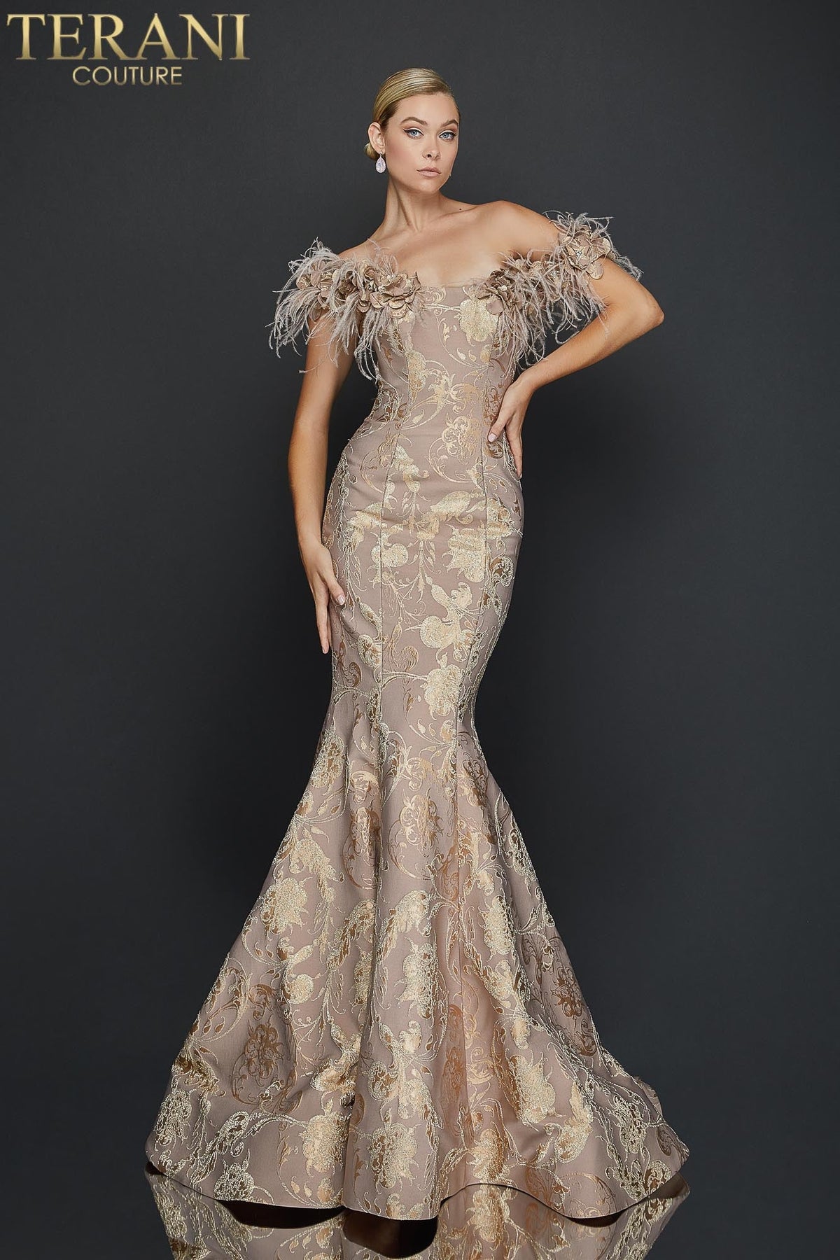 Terani Couture Style 1921E0136 Evening Gown view 3