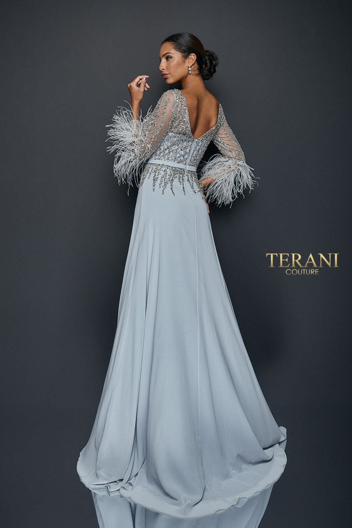 Terani Couture Style 1921M0473 Mother of the Bride Dress view 2