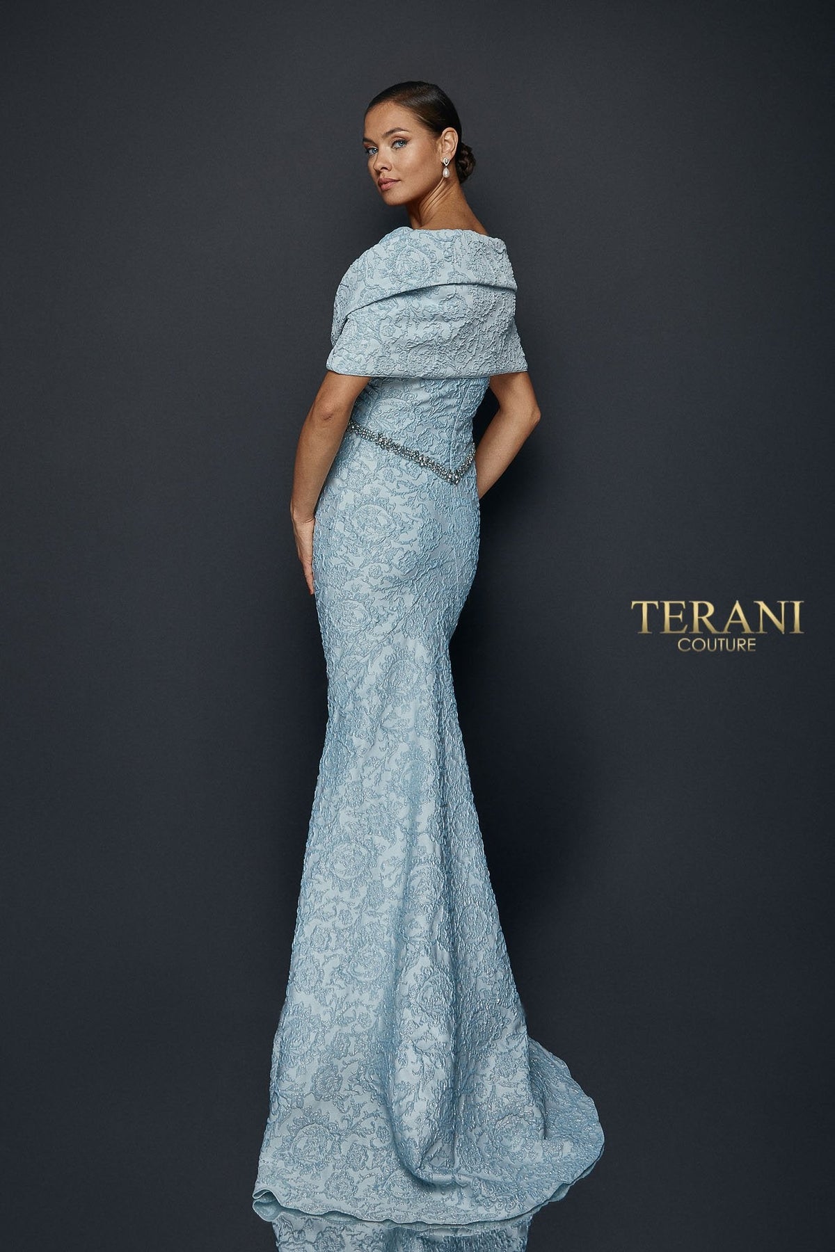 Terani Couture Style 1921M0726 Mother of the Bride Dress view 4