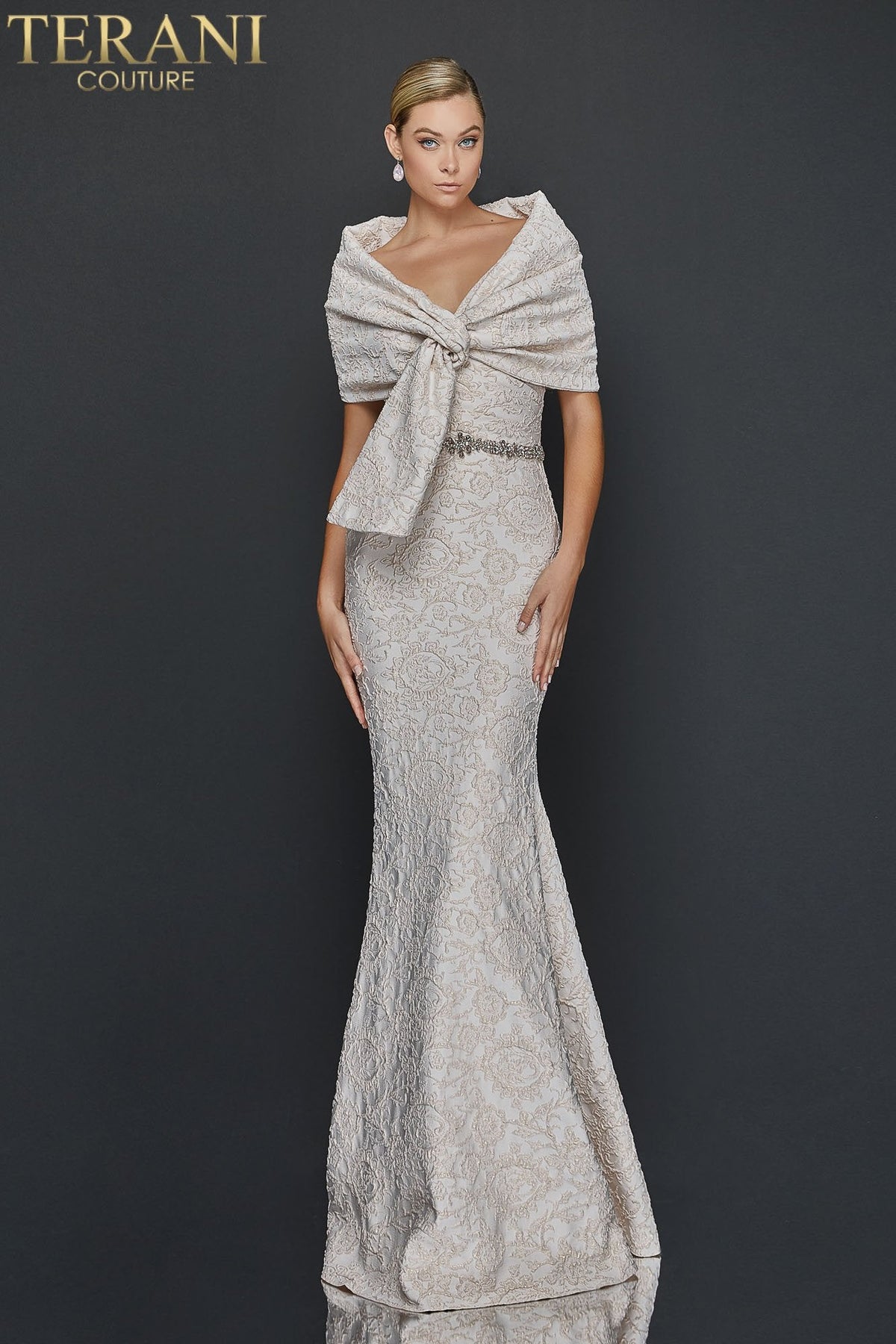 Terani Couture Style 1921M0726 Mother of the Bride Dress view 2