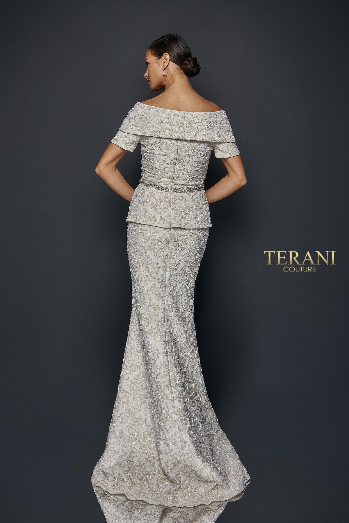Terani Couture Style 1921M0727 Mother of the Bride Dress view 6