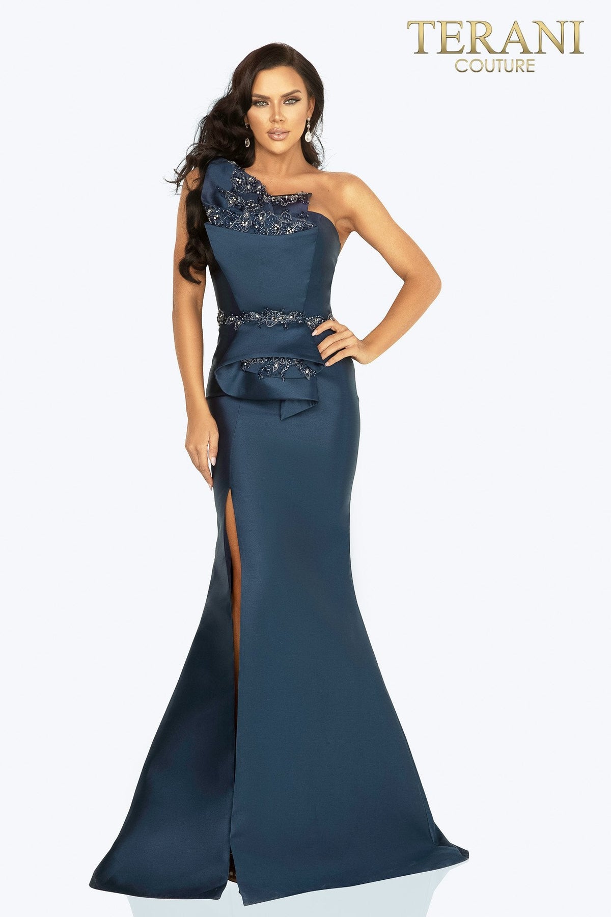Terani Couture Style 2011E2103 Evening Gown front view