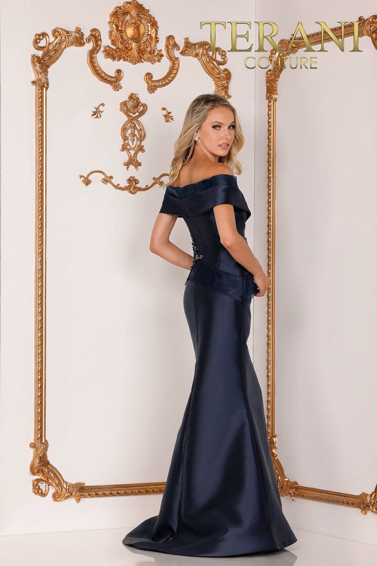 Terani Couture Style 2011M2159 Mother of the Bride Dress view 3