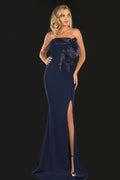 Terani Couture Style 2021E2818 Evening Gown front view