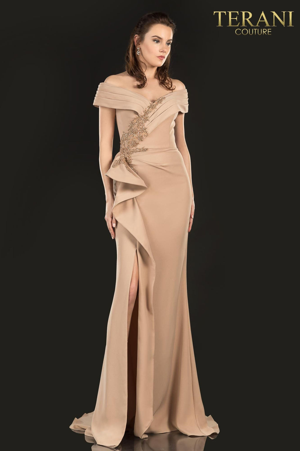 Terani Couture Style 2021M2986 Mother of the Bride Dress view 3