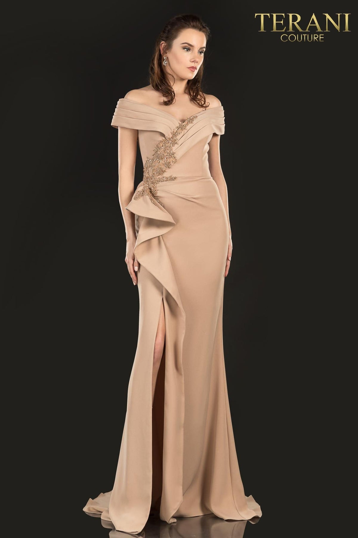 Terani Couture Style 2021M2986 Mother of the Bride Dress view 3