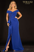 Terani Couture Style 2021M2986 Mother of the Bride Dress front view