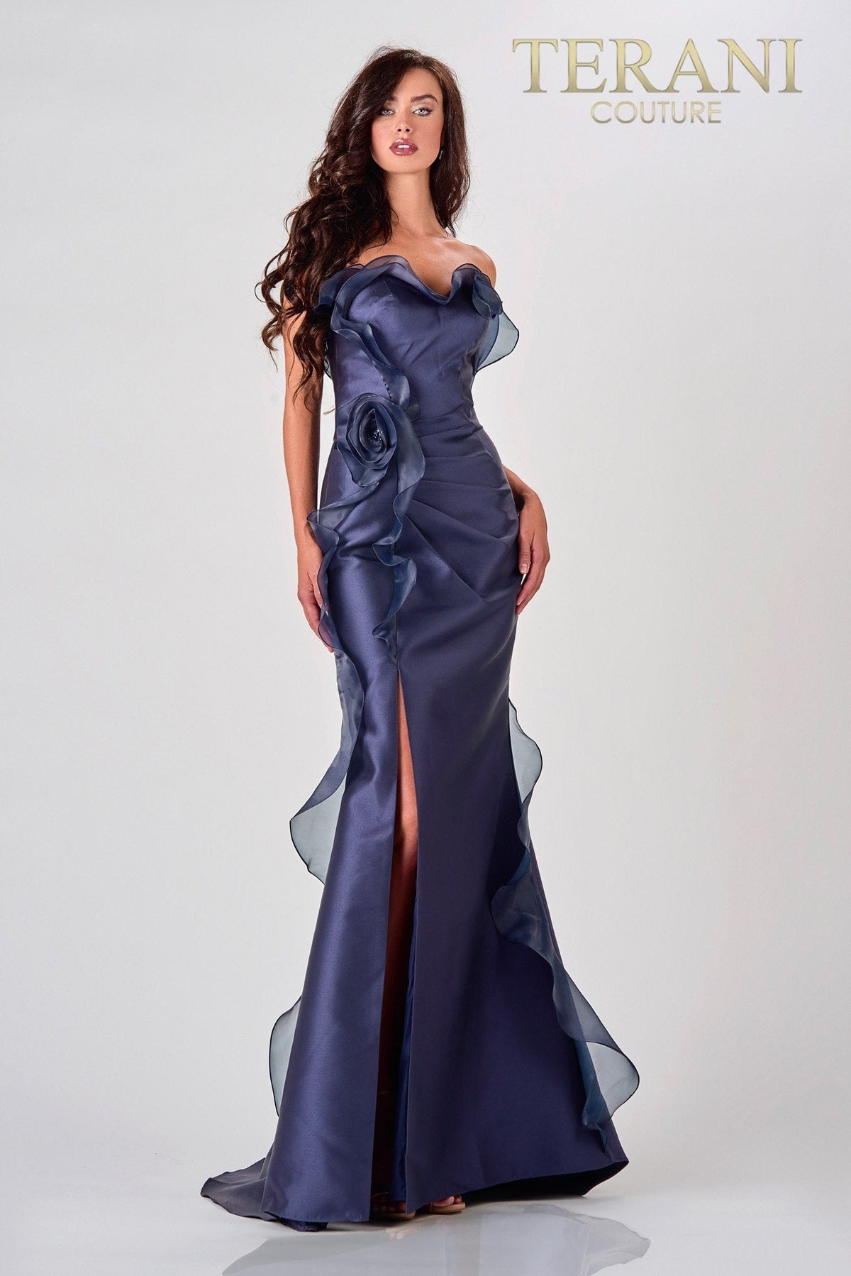 Terani Couture Style 2111E4743 Evening Gown front view