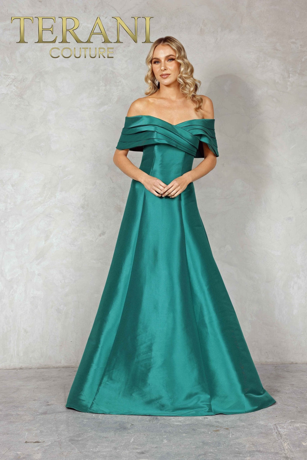 Terani Couture Style 2112M5404 Mother of the Bride Dress front view