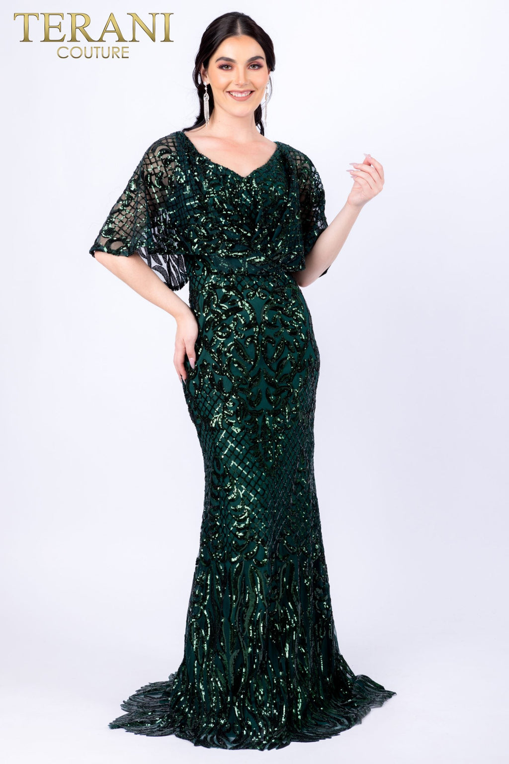 Terani Couture Style 232M1516 Mother of the Bride Dress view 3