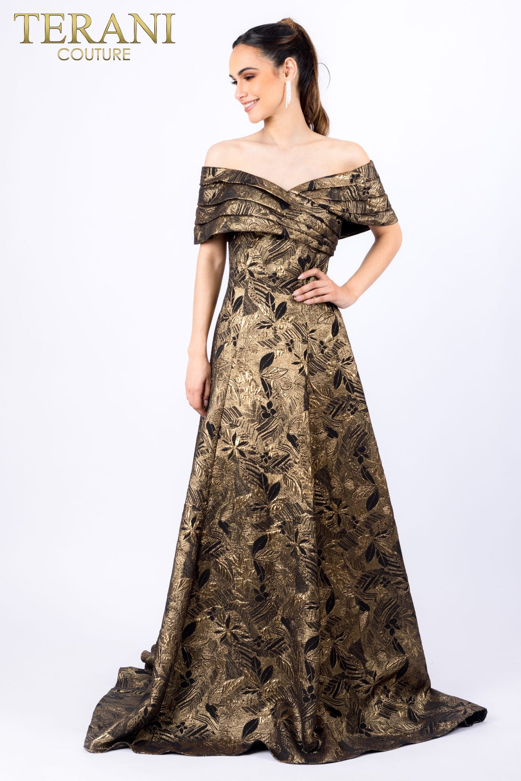 Terani Couture Style 232M1522 Mother of the Bride Dress view 3