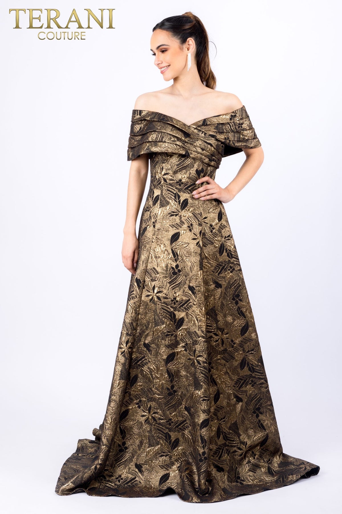 Terani Couture Style 232M1522 Mother of the Bride Dress view 3