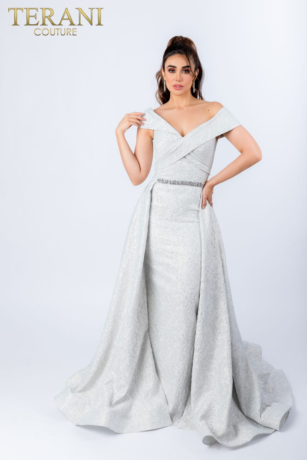 Terani Couture Style 232M1525 Mother of the Bride Dress view 3