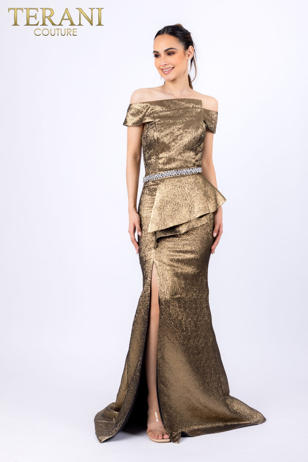 Terani Couture Style 232M1555 Mother of the Bride Dress view 3