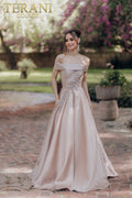 Terani Couture Style 232M1512 Mother of the Bride Dress front view