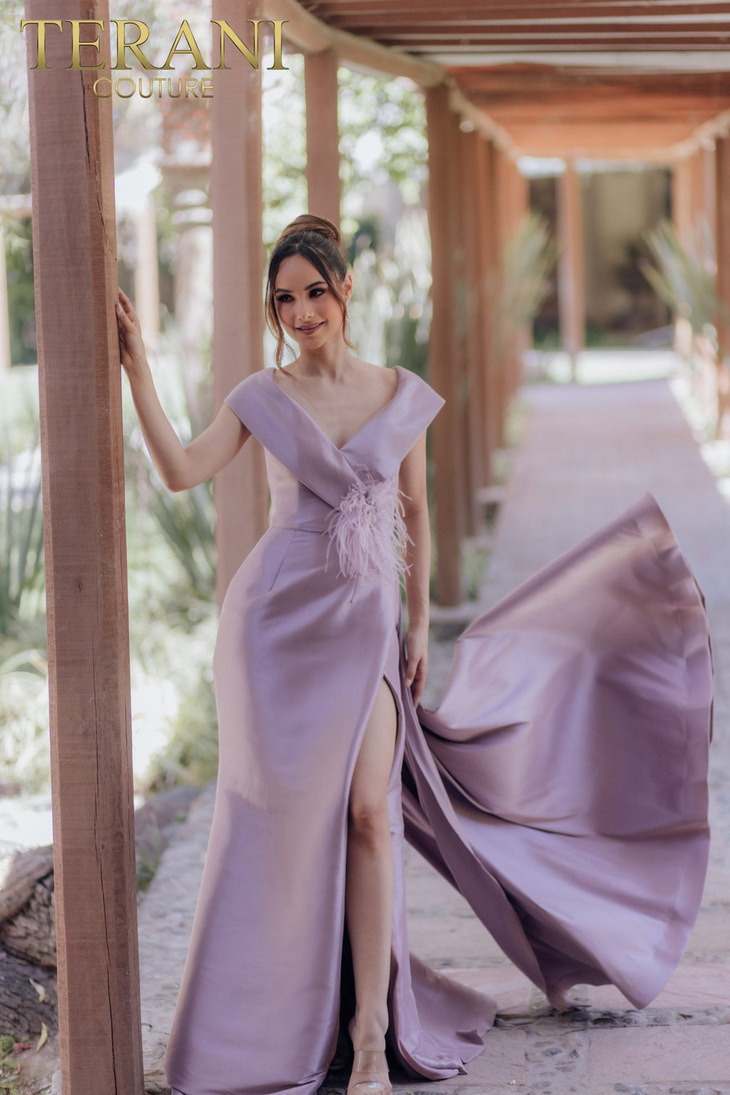 Terani Couture Style 232M1534 Mother of the Bride Dress front view
