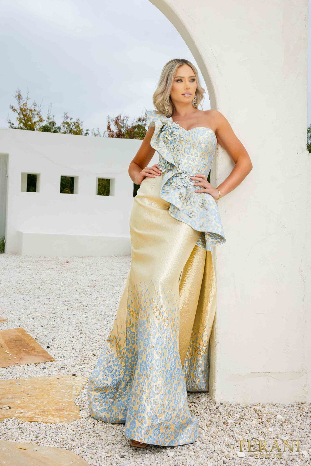 Terani Couture Style 241E2402 Evening Gown front view