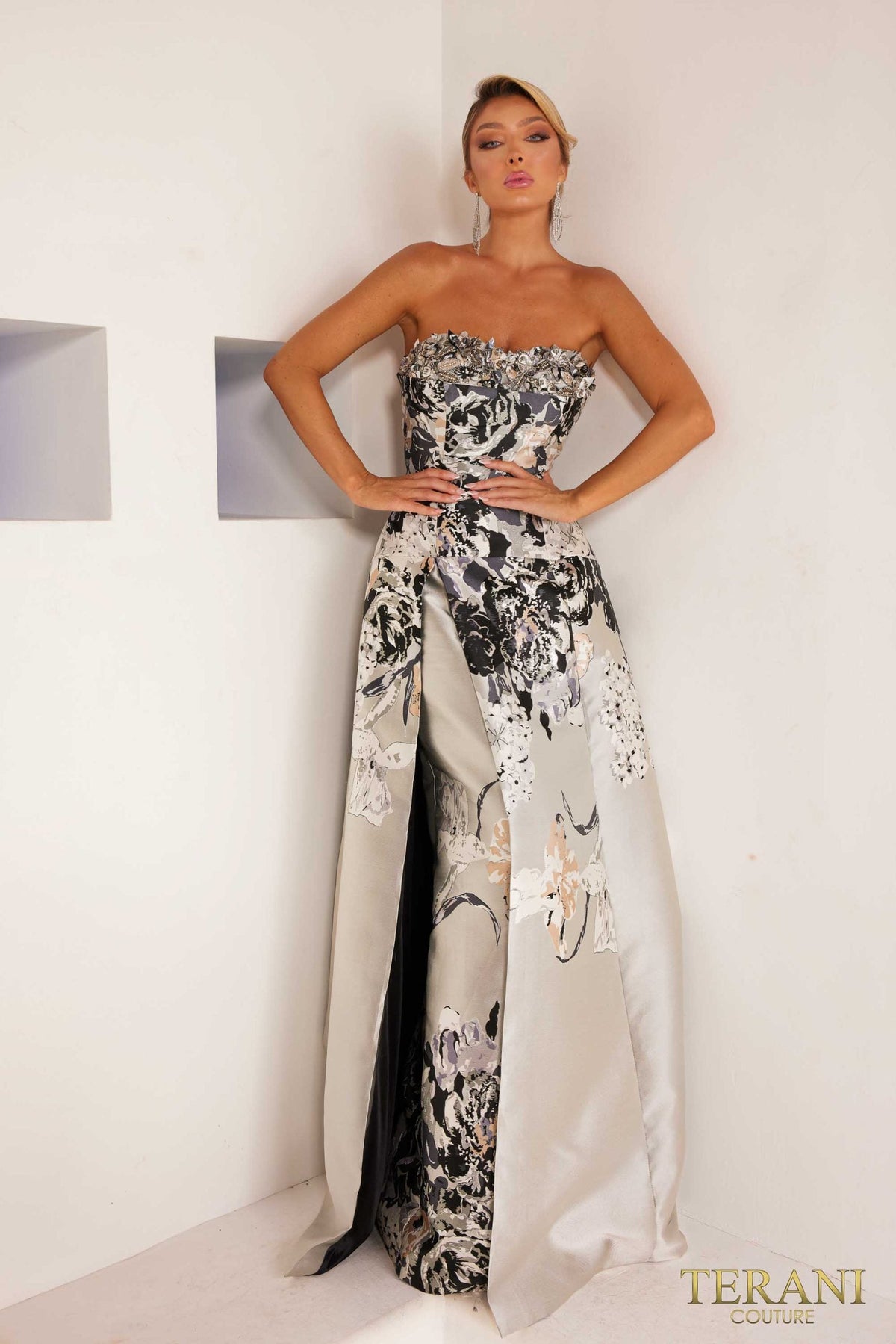 Terani Couture Style 241E2452 Evening Gown front view