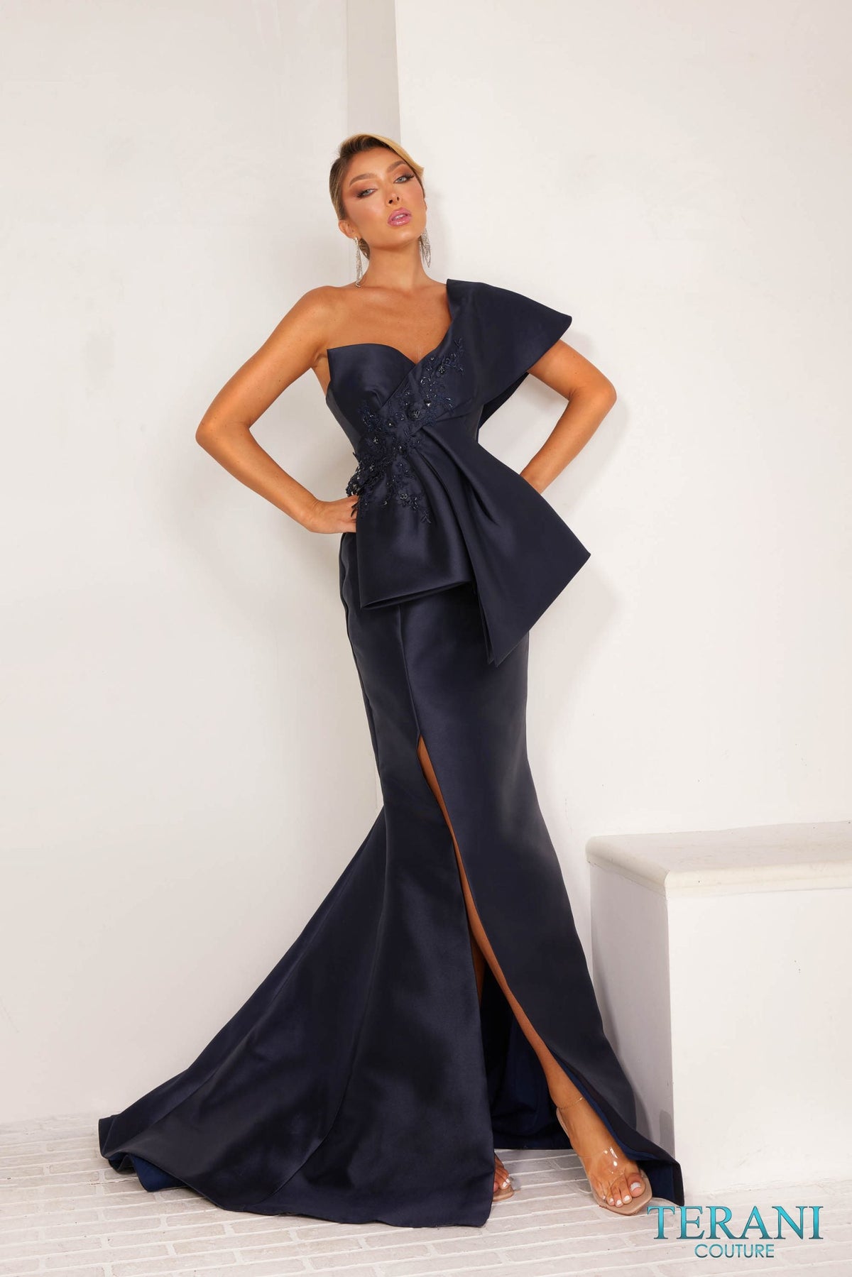Terani Couture Style 241E2468 Evening Gown front view