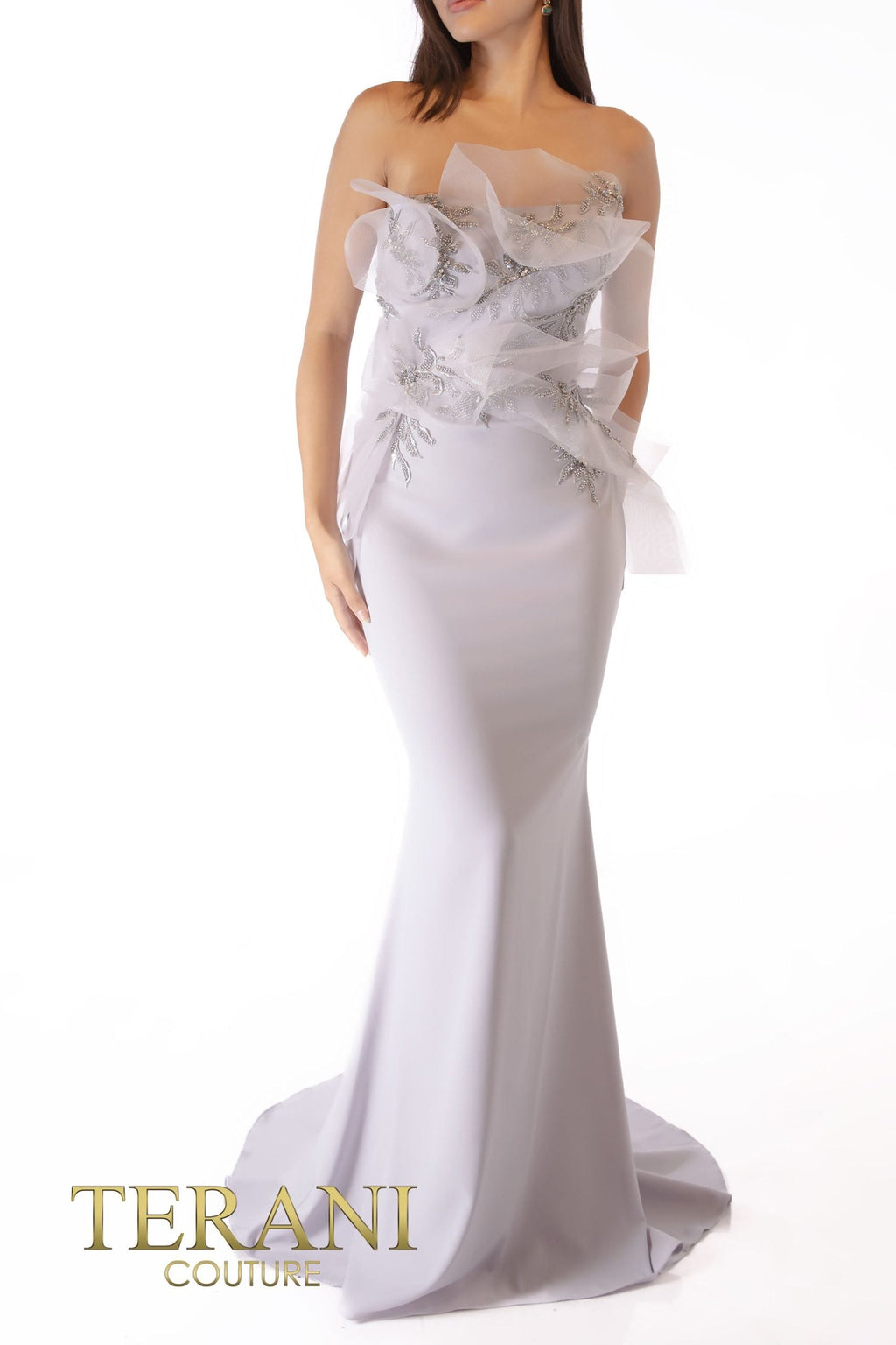 Terani Couture Style 241E2473 Evening Gown front view