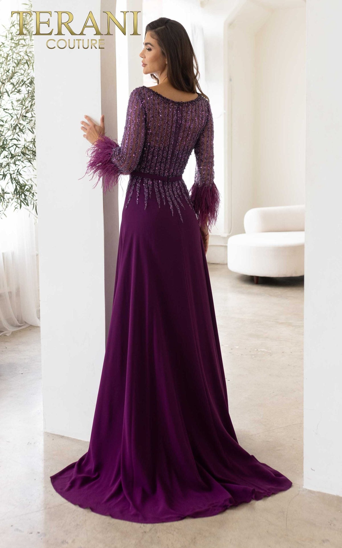 Terani Couture Style 241M2738 Mother of the Bride Dress view 3