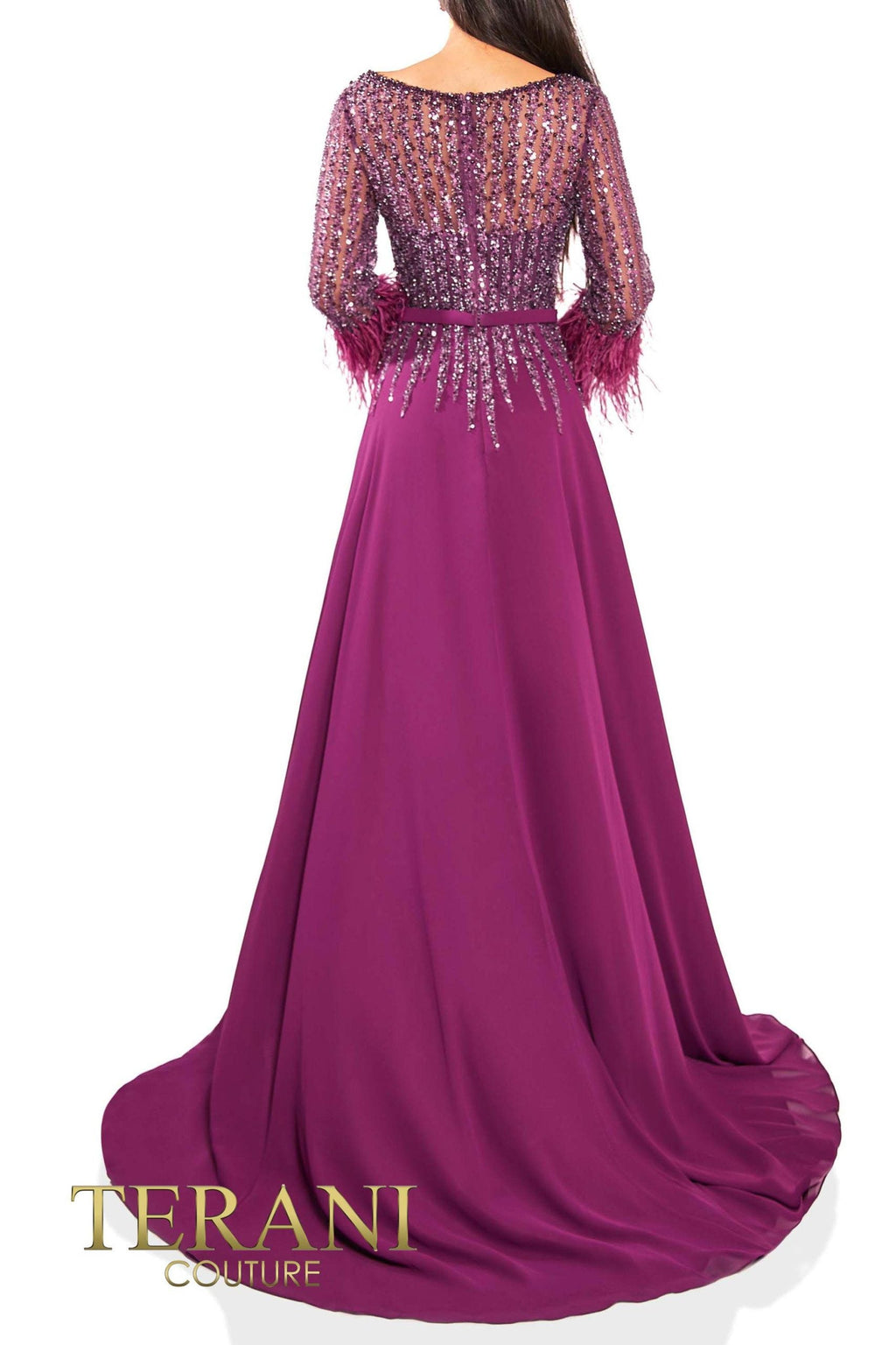 Terani Couture Style 241M2738 Mother of the Bride Dress view 4