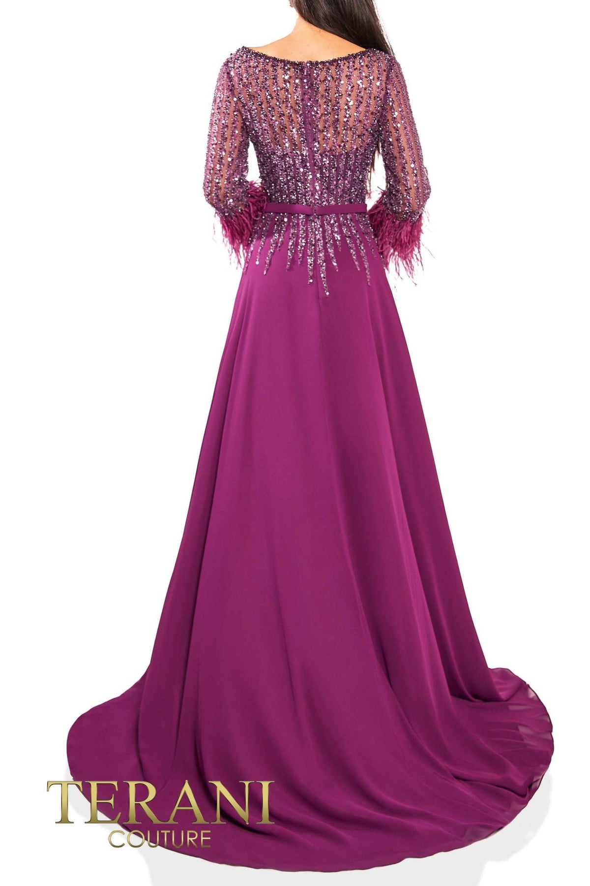 Terani Couture Style 241M2738 Mother of the Bride Dress view 4