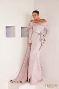 Terani Couture Style 241M2743 Mother of the Bride Dress front view