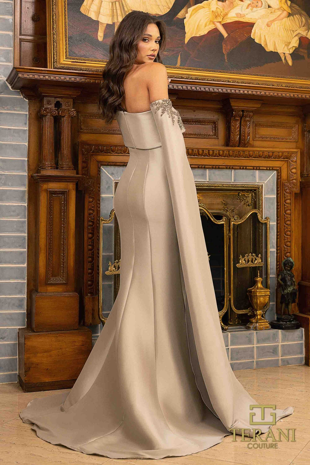 Terani Couture Style 242M3311 Mother of the Bride Dress view 4