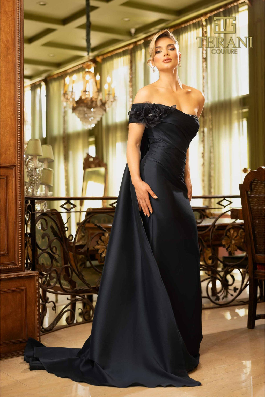 Terani Couture Style 242M3314 Mother of the Bride Dress view 4