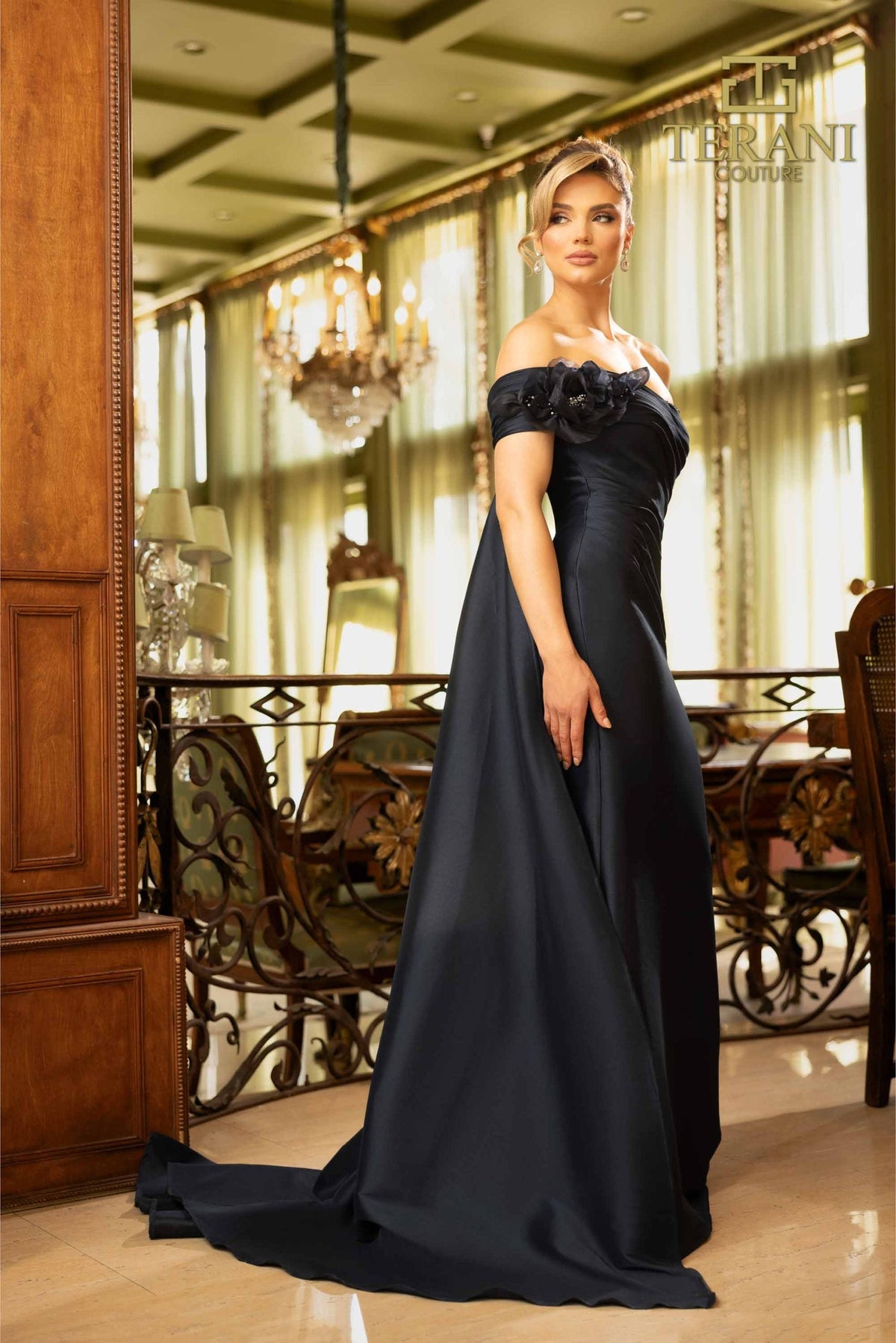 Terani Couture Style 242M3314 Mother of the Bride Dress view 2