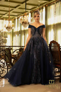 Terani Couture Style 242M3347 Mother of the Bride Dress front view
