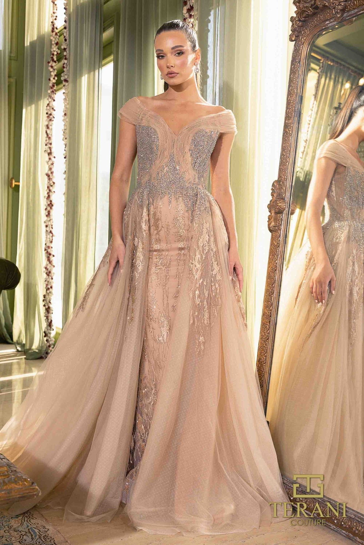 Terani Couture Style 242M3347 Mother of the Bride Dress view 3
