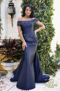 Terani Couture Style 242M3356 Mother of the Bride Dress front view