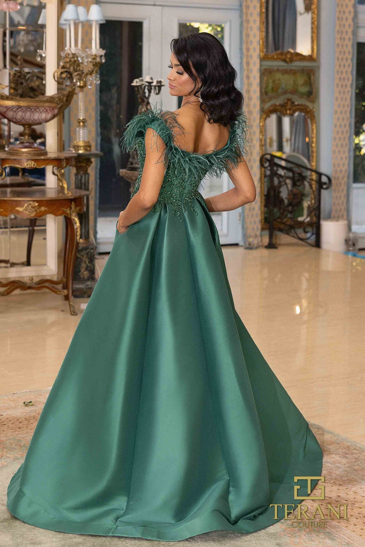 Terani Couture Style 242M3357 Mother of the Bride Dress view 2