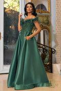 Terani Couture Style 242M3357 Mother of the Bride Dress front view