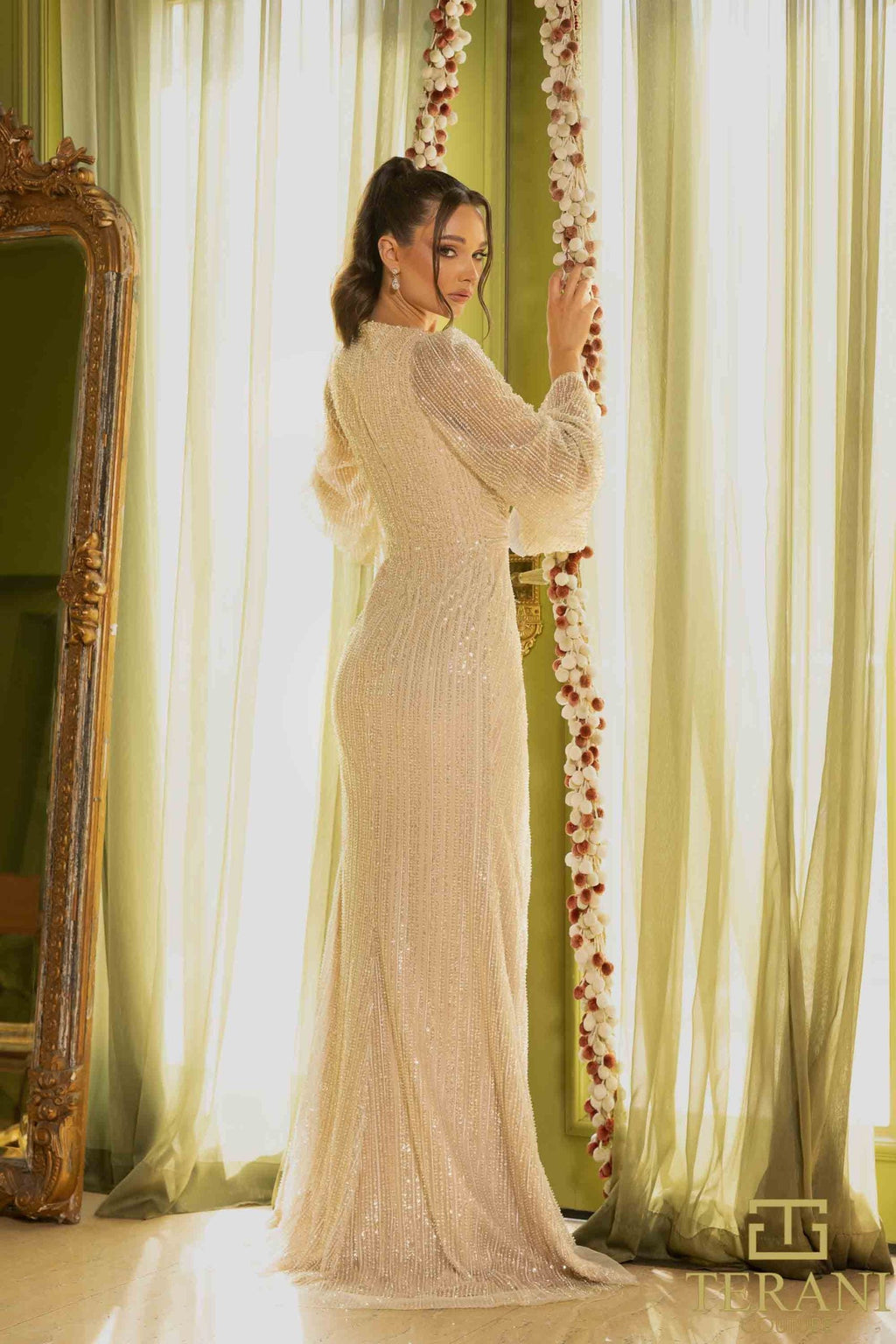 Terani Couture Style 242M3360 Mother of the Bride Dress view 9