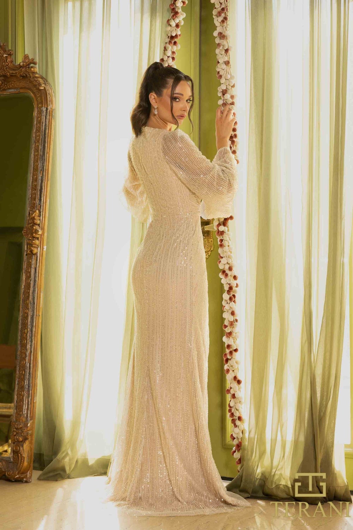 Terani Couture Style 242M3360 Mother of the Bride Dress view 9