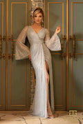 Terani Couture Style 242M3360 Mother of the Bride Dress front view