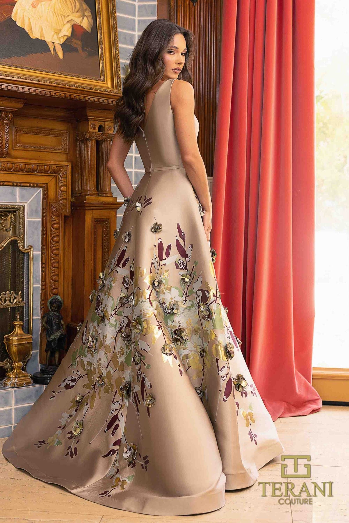 Terani Couture Style 242M3369 Mother of the Bride Dress view 3
