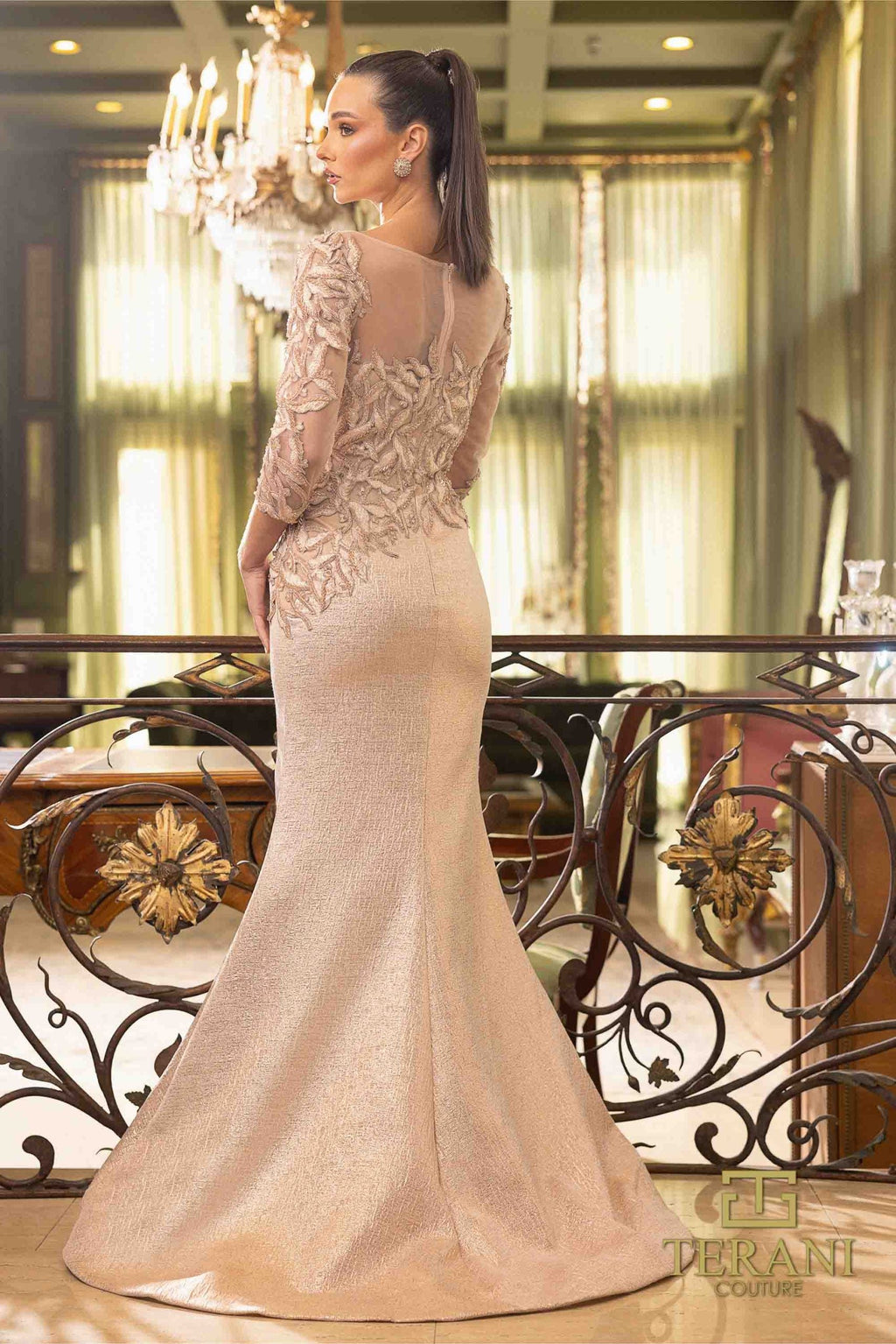 Terani Couture Style 242M3374 Mother of the Bride Dress view 2