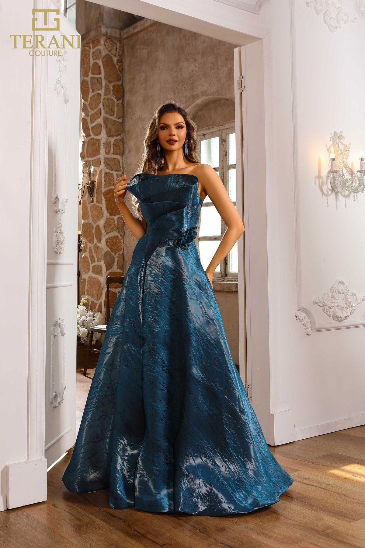 Terani Couture Style 251E4287 Evening Gown front view