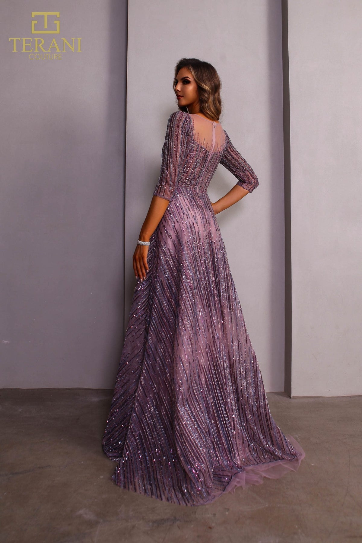 Terani Couture Style 251M4409 Mother of the Bride Dress view 3