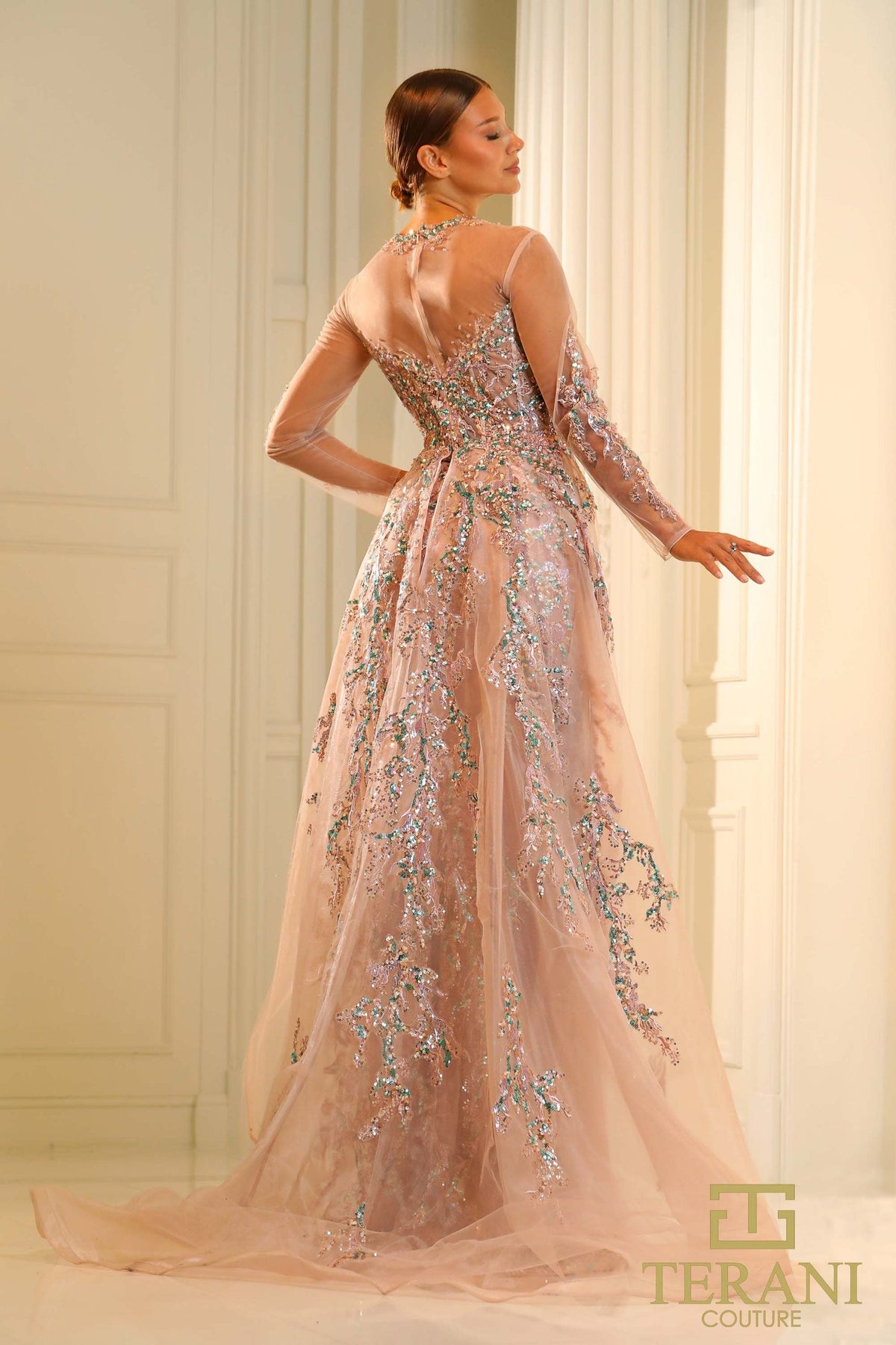 Terani Couture Style 251M4412 Mother of the Bride Dress view 3