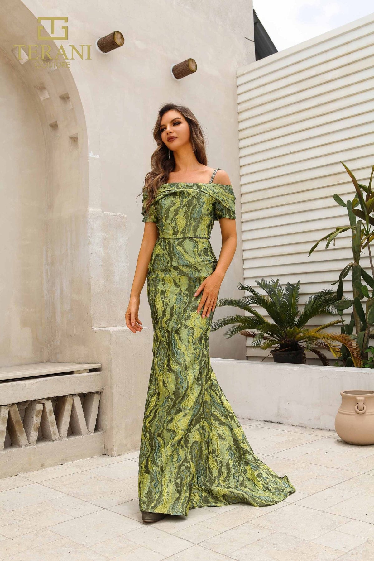 Terani Couture Style 251M4434 Mother of the Bride Dress view 2