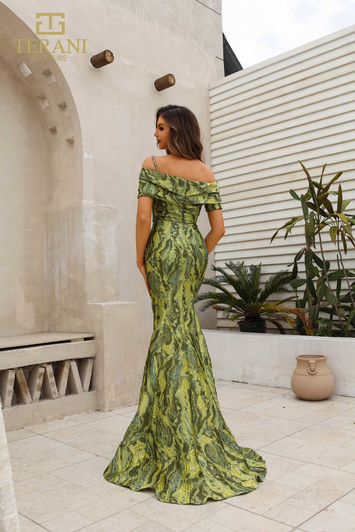 Terani Couture Style 251M4434 Mother of the Bride Dress view 3